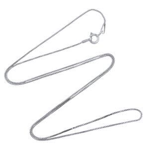 Italian Box Chain Necklace | Vintage Sterling Silver 925 | 18"